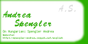 andrea spengler business card